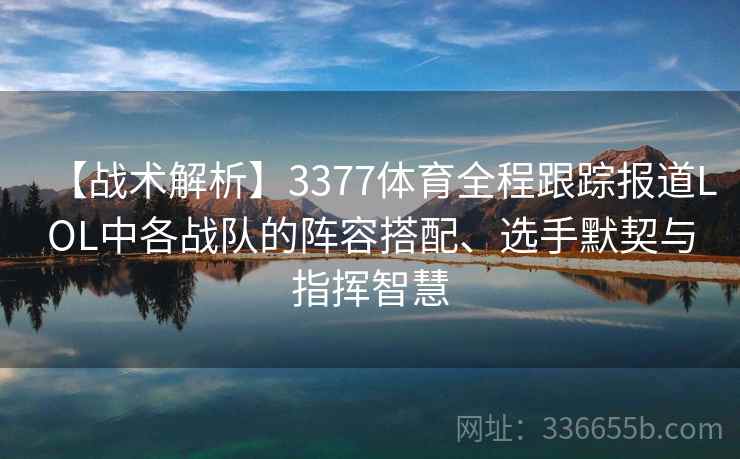 【战术解析】3377体育全程跟踪报道LOL中各战队的阵容搭配、选手默契与指挥智慧